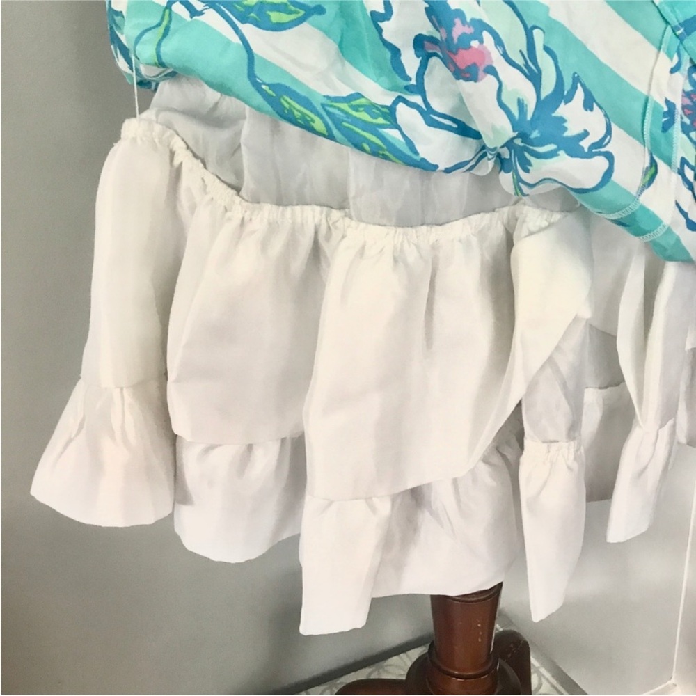 Lilly Pulitzer Langley Dress Shorely Blue Tossing Line - Picture 6 of 6
